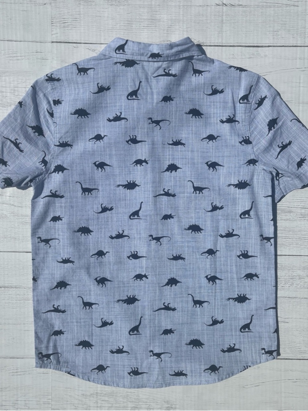 Jumping Beans NWT Boys Dinosaur Shirt Size 8 Blue Dino Print Tee - Picture 8 of 10